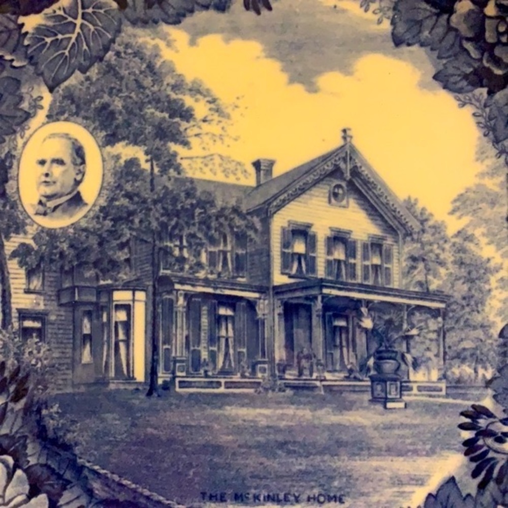 Vintage Wedgwood The McKinnley House Plate - Picture 6 of 7